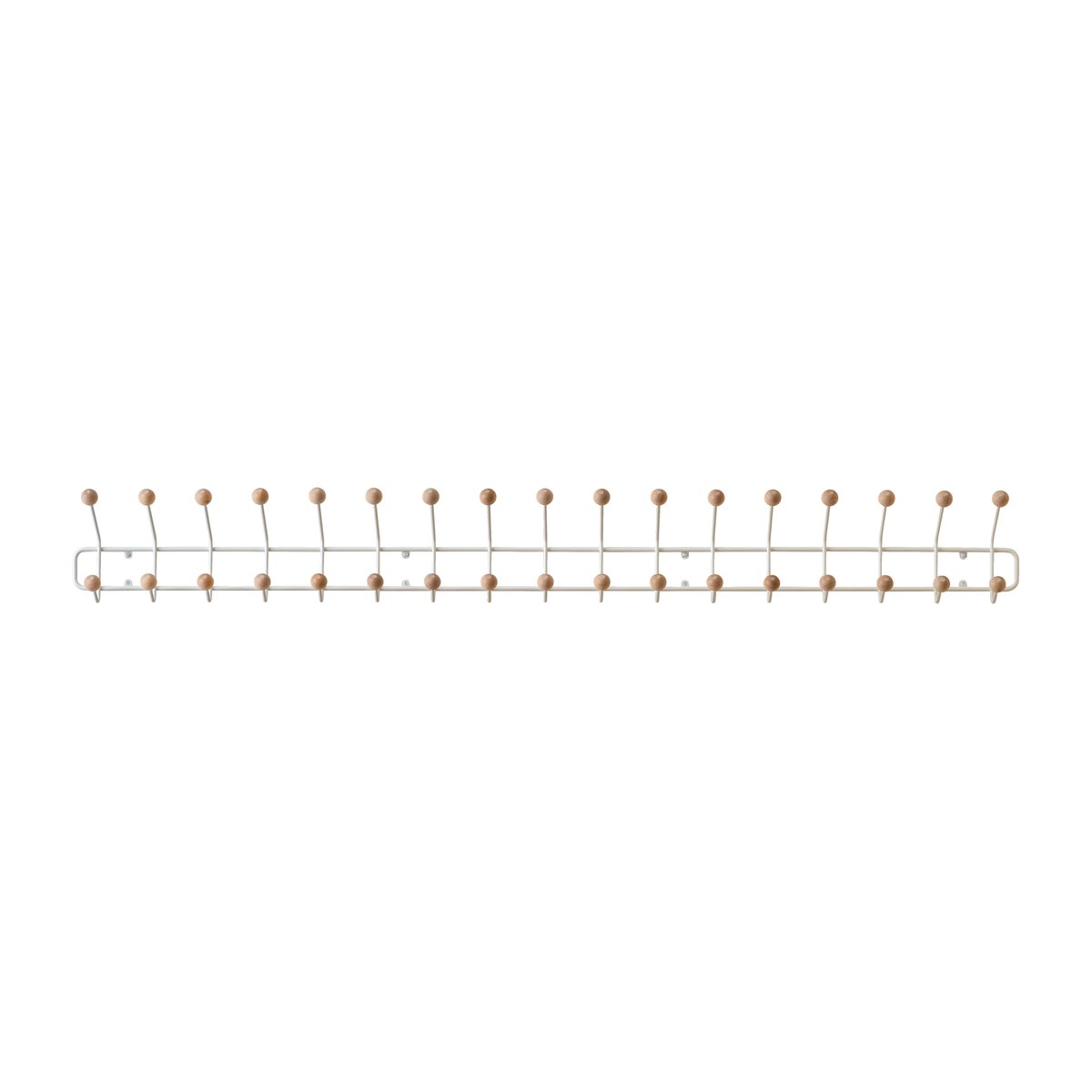 Maze Bill Horizontal XL White | Scandinavian Design | Clothes hooks & hangers | White