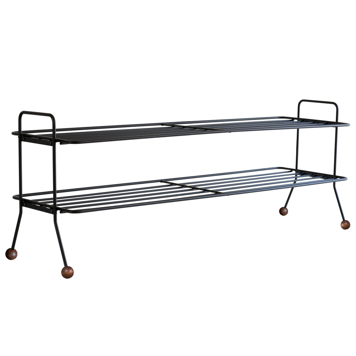 Maze Bill Shoe Shelf L black-dark brown | Scandinavian Design | Shoe racks | Black