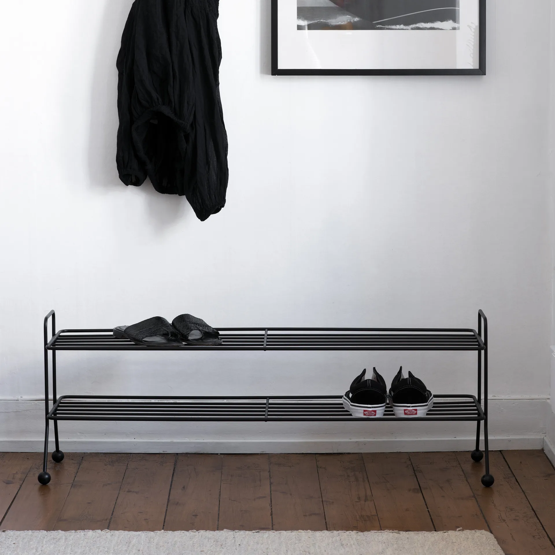 Bill Shoe Shelf L Shoe shelf, Grey Maze