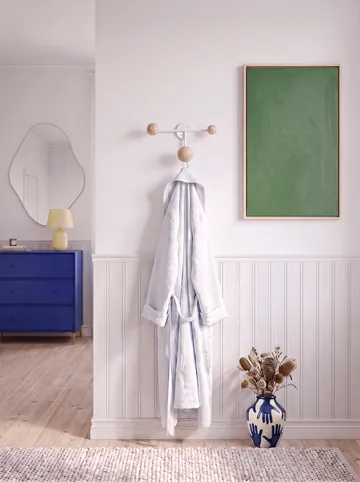 Bill Triple coat rack - White - Maze