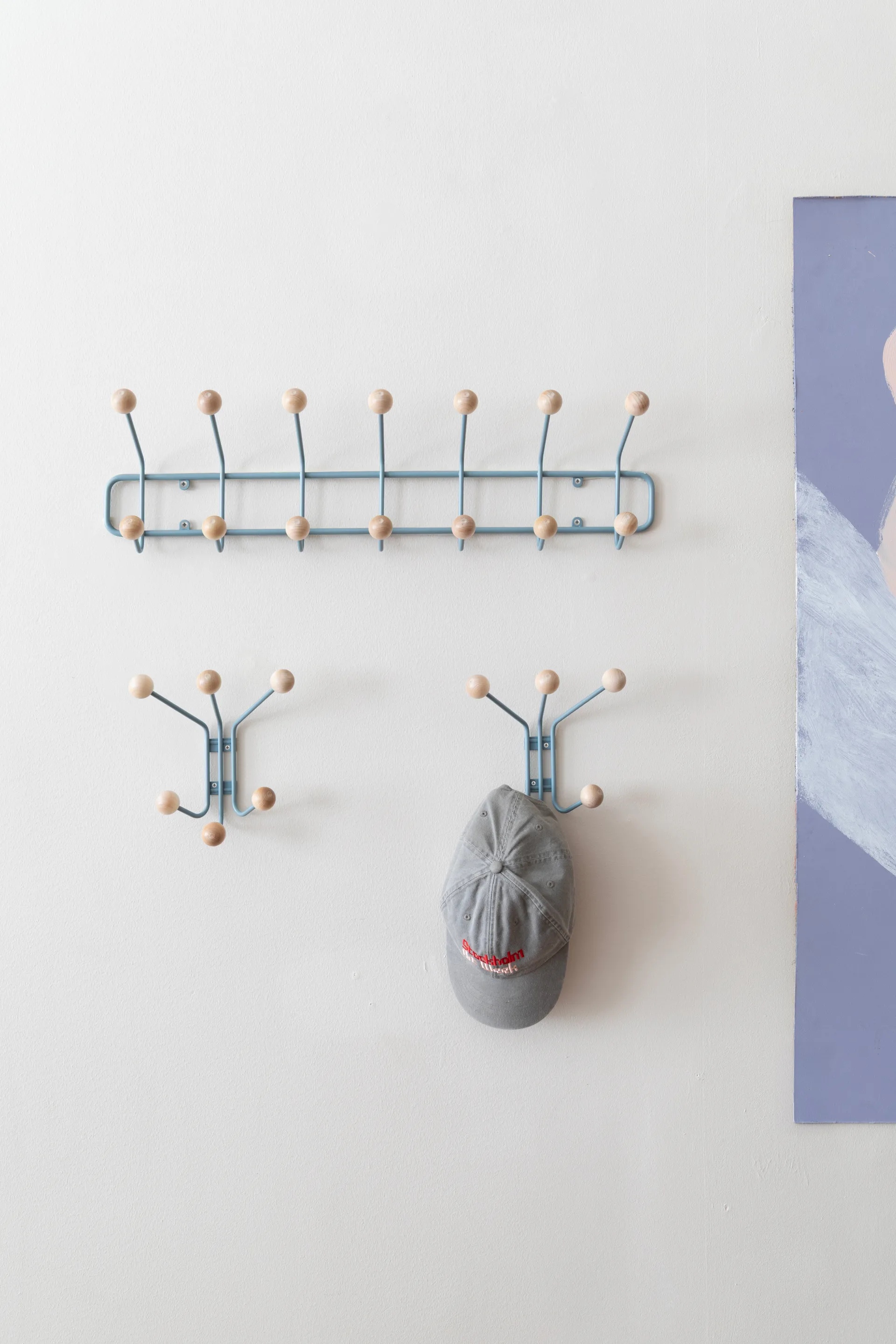 Bill XS hanger, Pigeon blue Maze