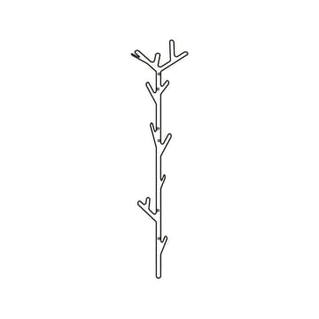 Branch hanger - black - Maze