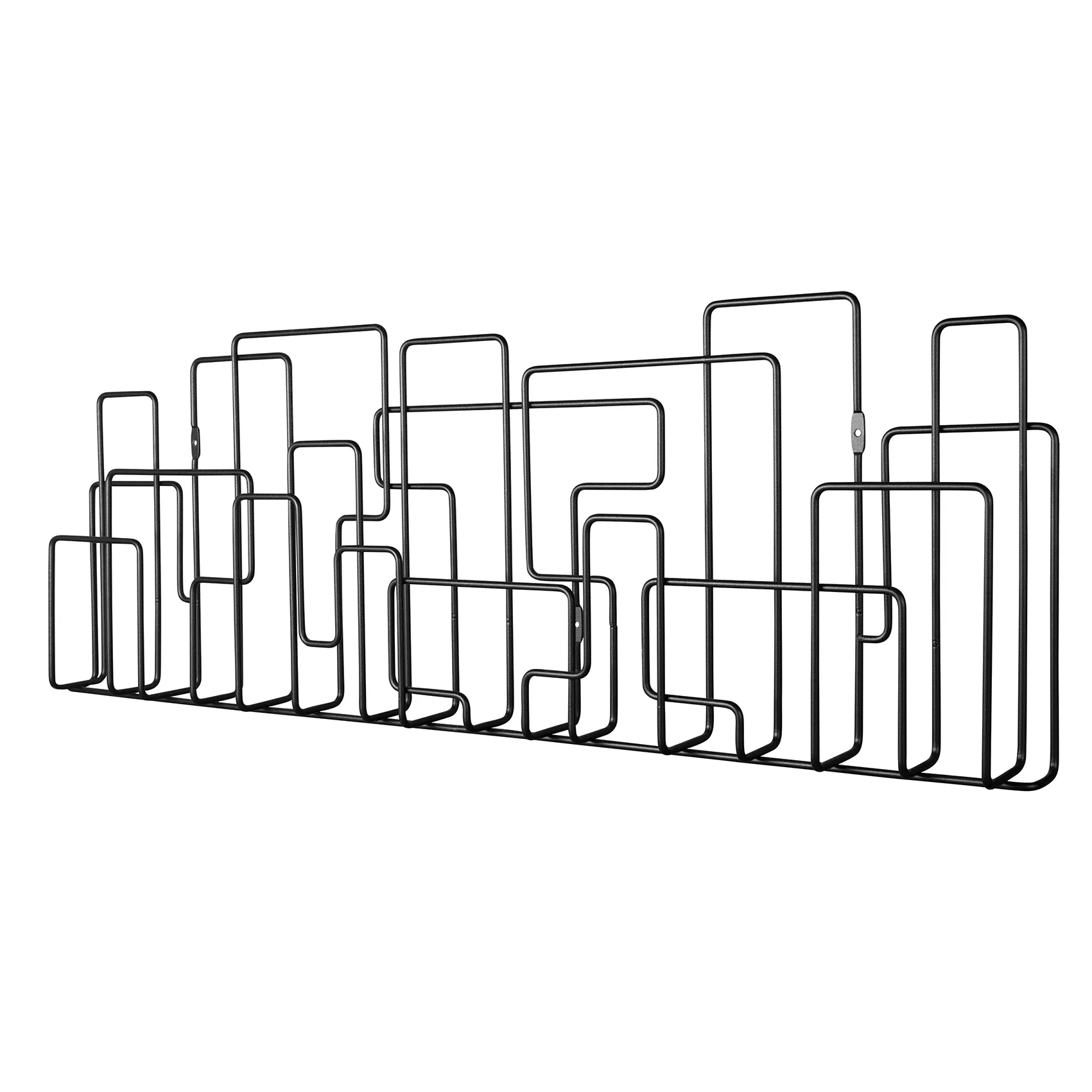 City Sunday magazine holder, black Maze
