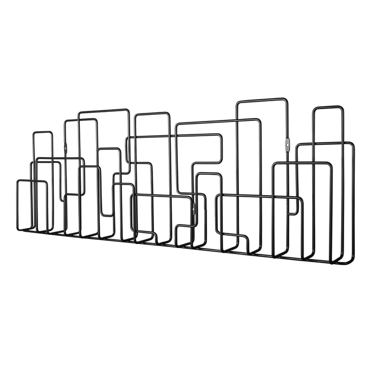 City Sunday magazine holder, black Maze