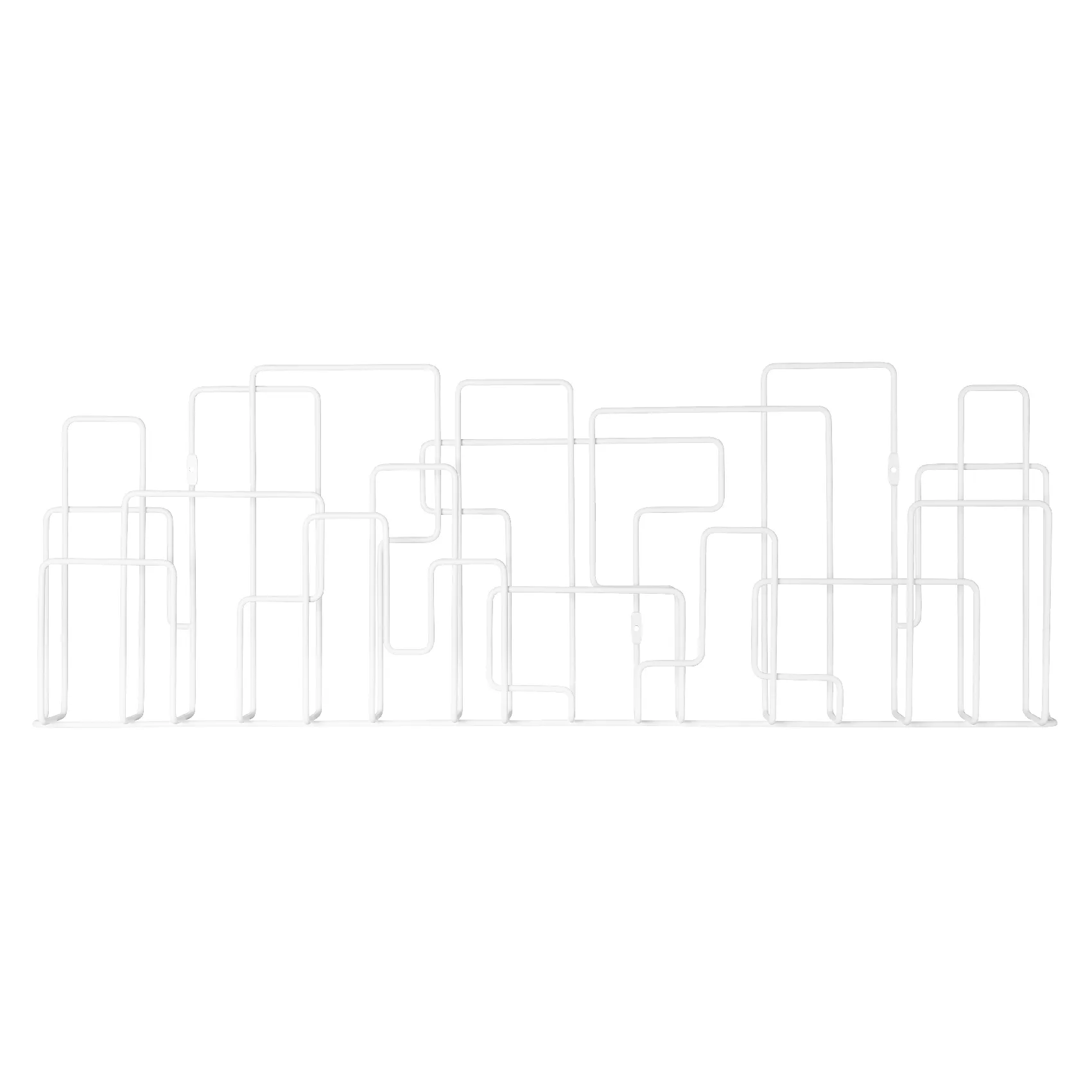 City Sunday magazine holder, white Maze