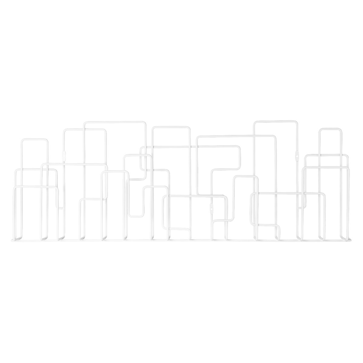 Maze City Sunday magazine holder white | Scandinavian Design | Magazine racks | White