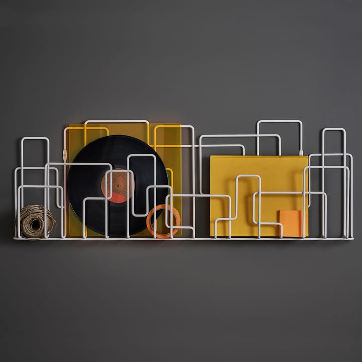 City Sunday magazine holder, white Maze