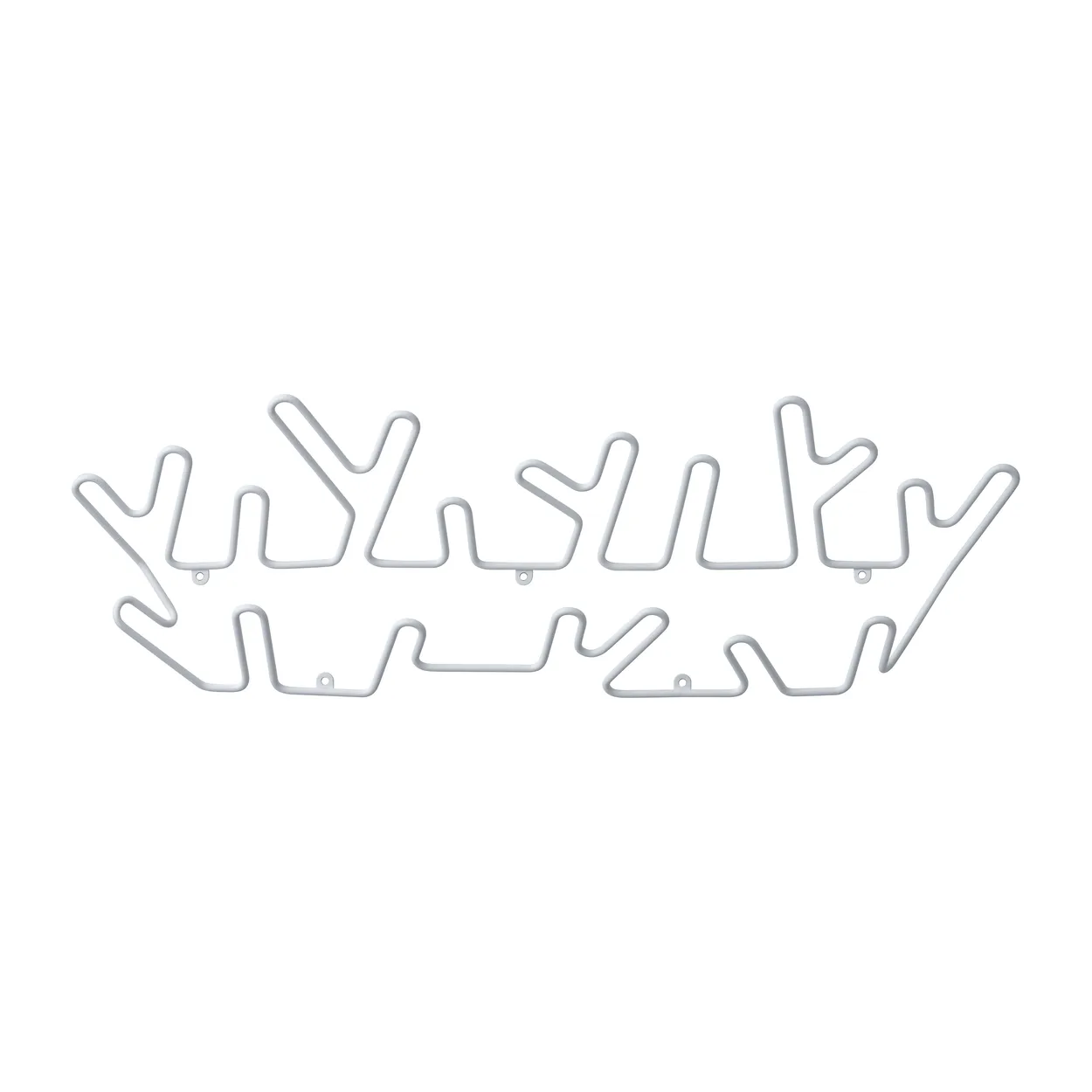 Maze Crown L hangers White | Scandinavian Design | Clothes hooks & hangers | White