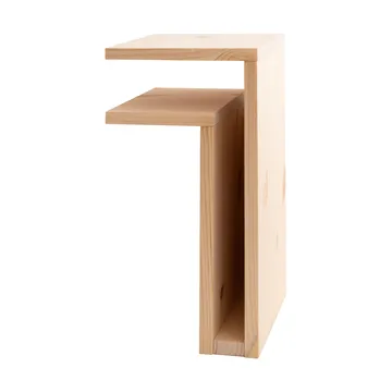 F-shelf Play DIY wall shelf - Pine, left - Maze