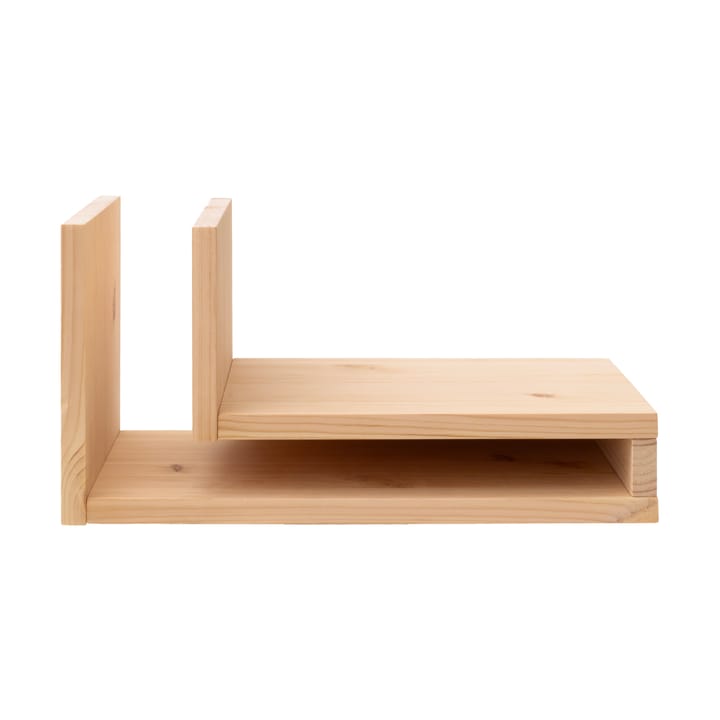 F-shelf Play DIY wall shelf, Pine, right Maze