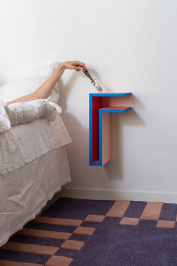 F-shelf Play DIY wall shelf - Pine, right - Maze