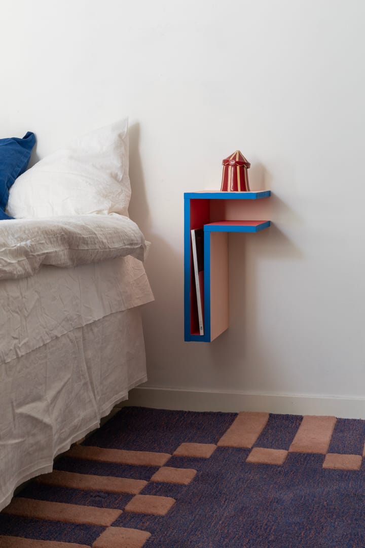 F-shelf Play DIY wall shelf, Pine, right Maze