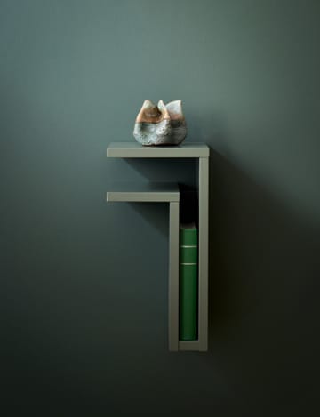 F-shelf wall shelf green grey - Shelf to left - Maze