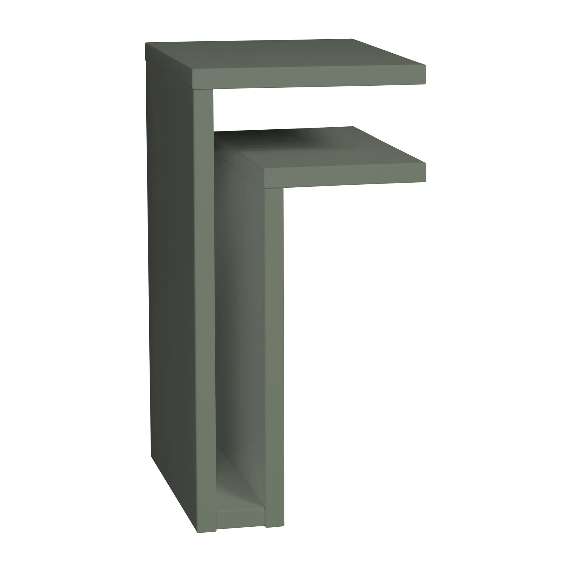 F-shelf wall shelf green grey, Shelf to right Maze