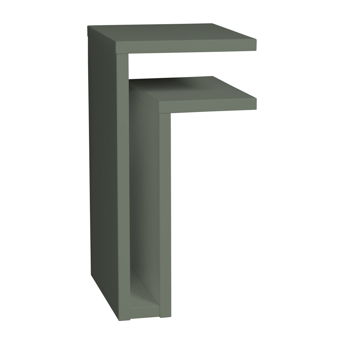 Maze F-shelf wall shelf green grey Shelf to right | Scandinavian Design | Bedside tables | Green