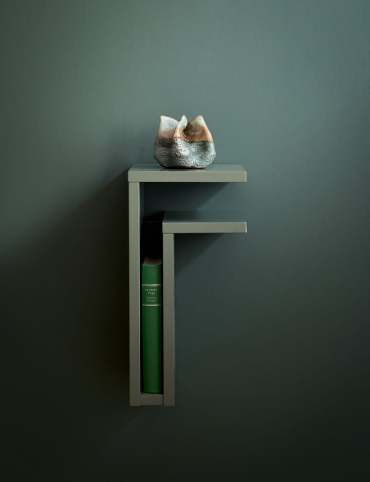 F-shelf wall shelf green grey - Shelf to right - Maze