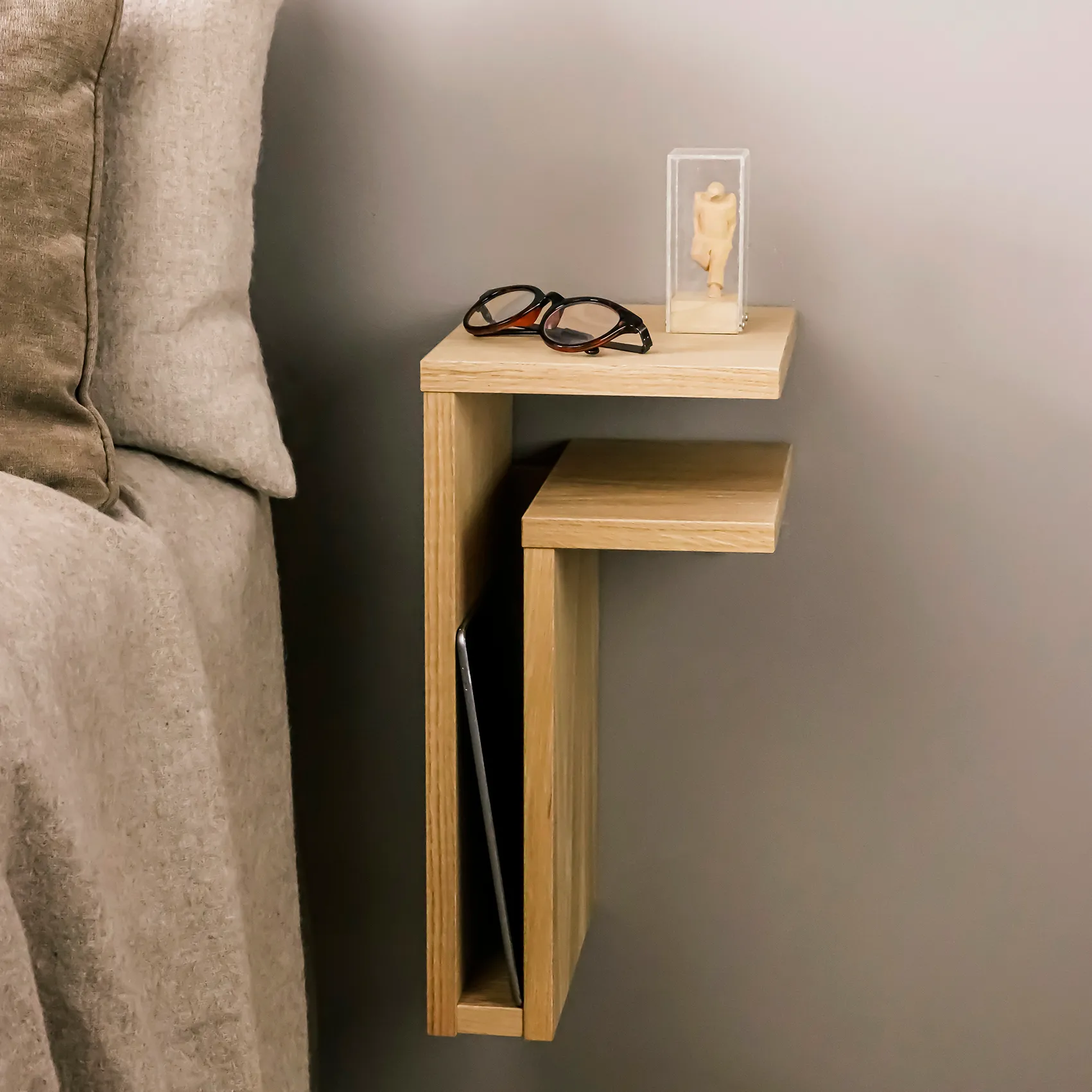 F-shelf wall shelf oak from Maze - NordicNest.com