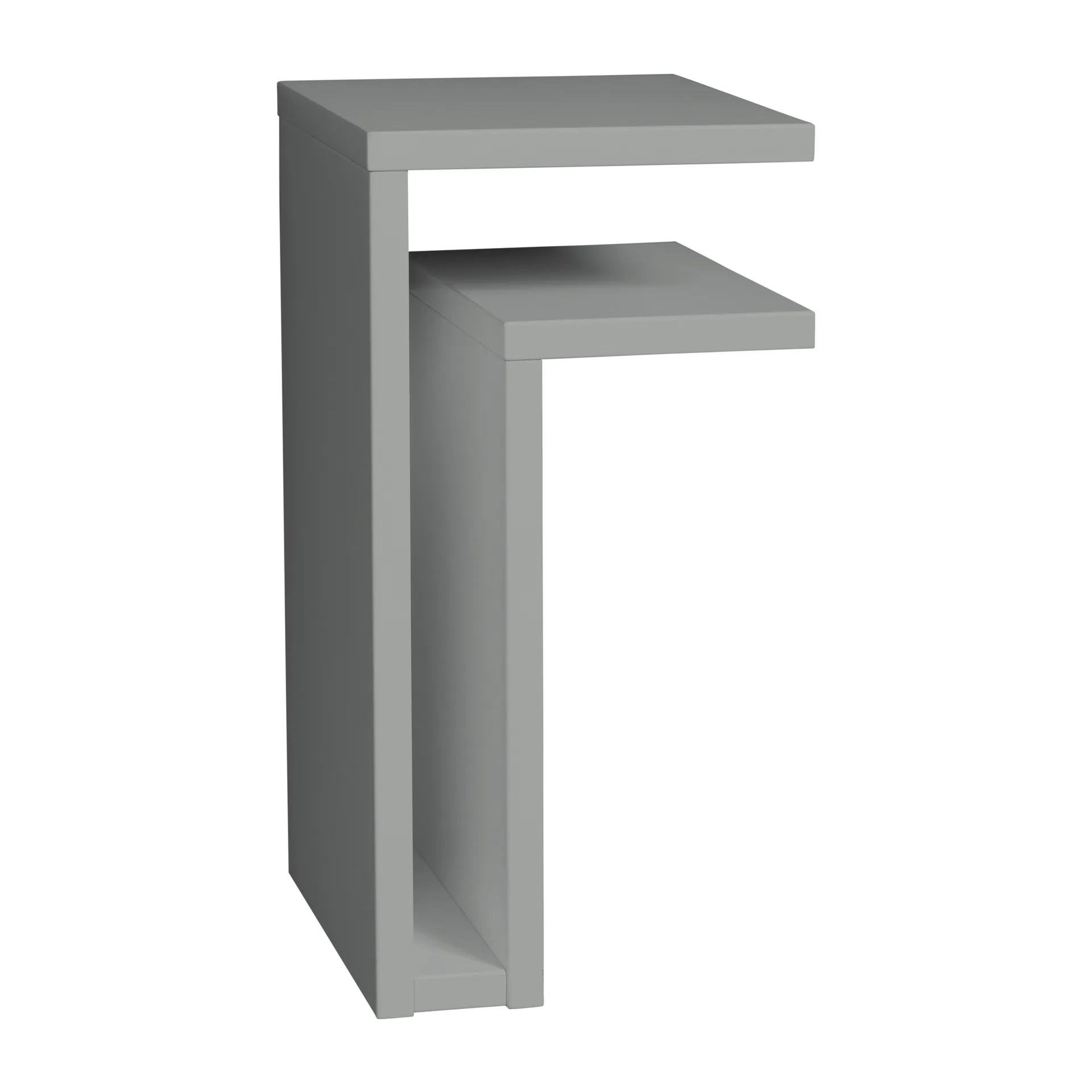 F-shelf wall shelf silk grey, Shelf to right Maze
