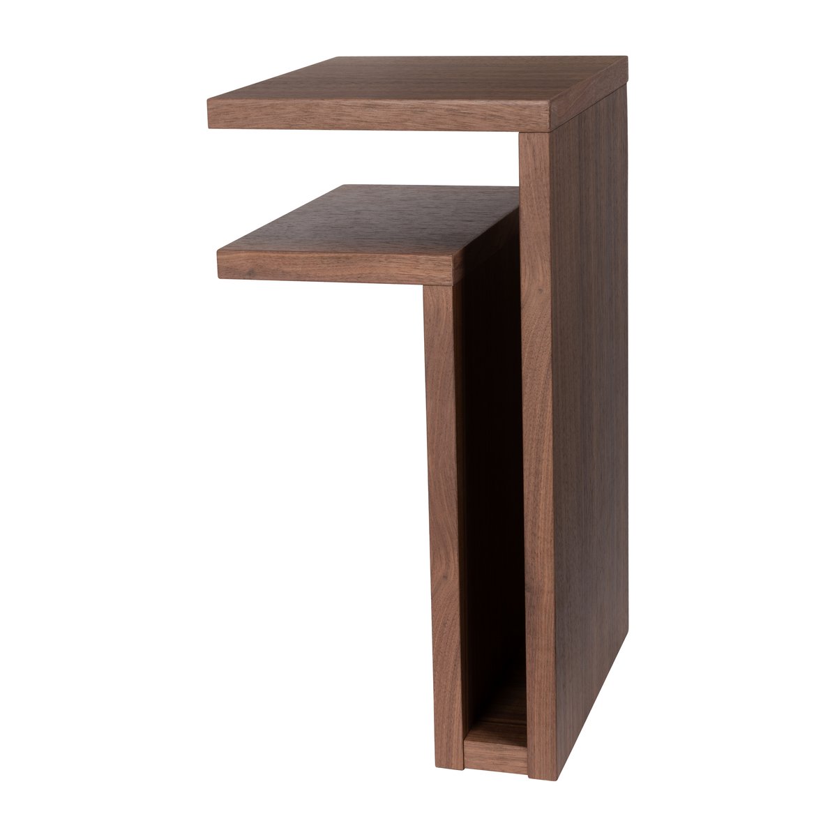 Maze F-shelf wall shelf walnut shelf - left | Scandinavian Design | Shelves & shelving systems | Brown