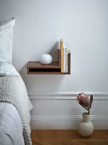 F-shelf wall shelf walnut - shelf - left - Maze
