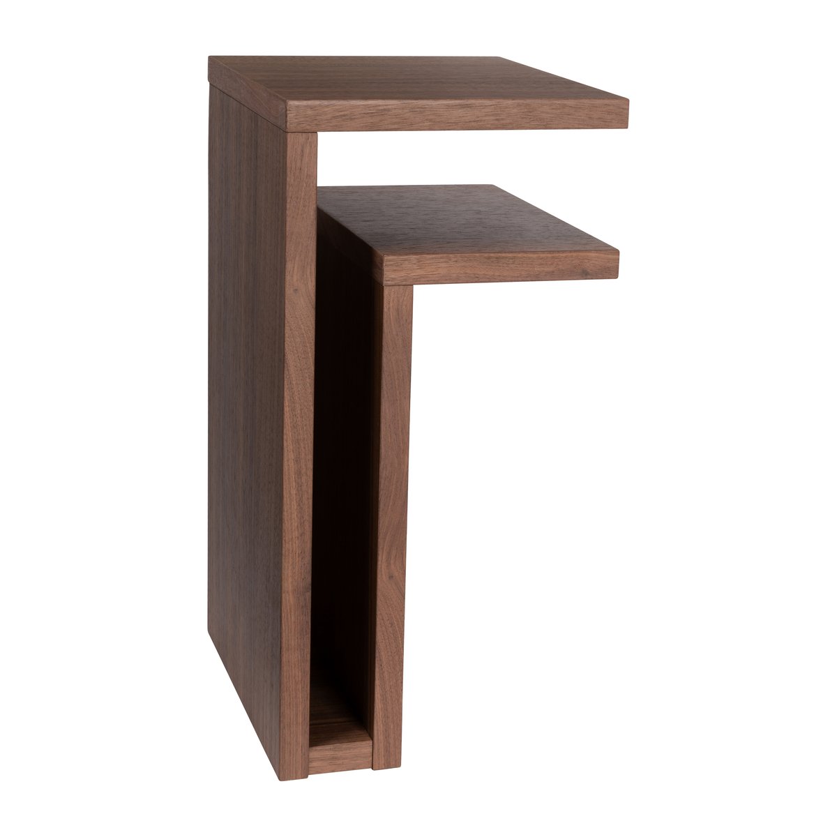 Maze F-shelf wall shelf walnut shelf - right | Scandinavian Design | Shelves & shelving systems | Brown