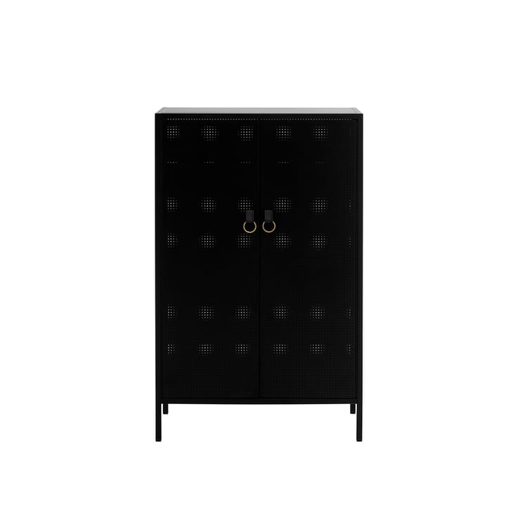 Francis cabinet - Black. black leather - Maze