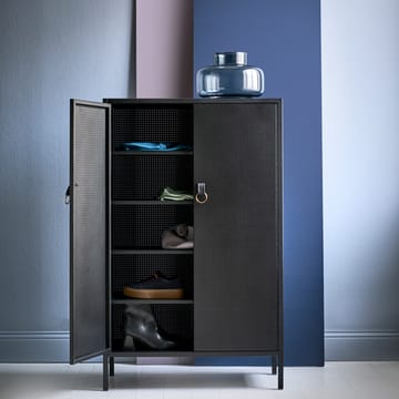 Francis cabinet - Black. black leather - Maze