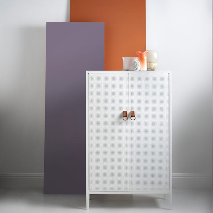 Francis cabinet - White. leather - Maze