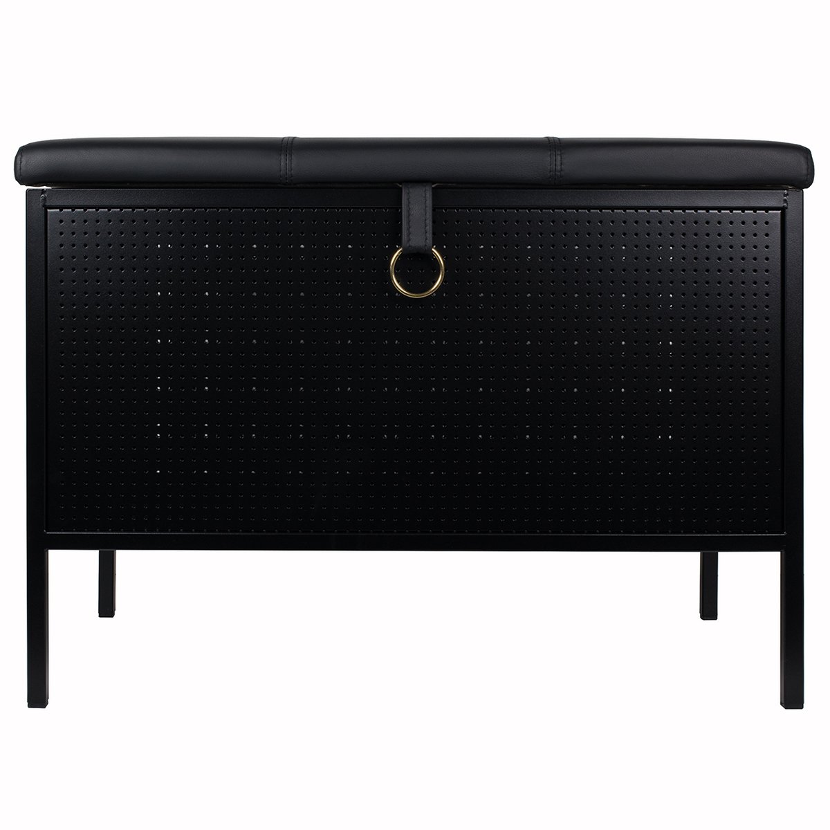 Maze Frank storage bench Black | Scandinavian Design | Benches | Black