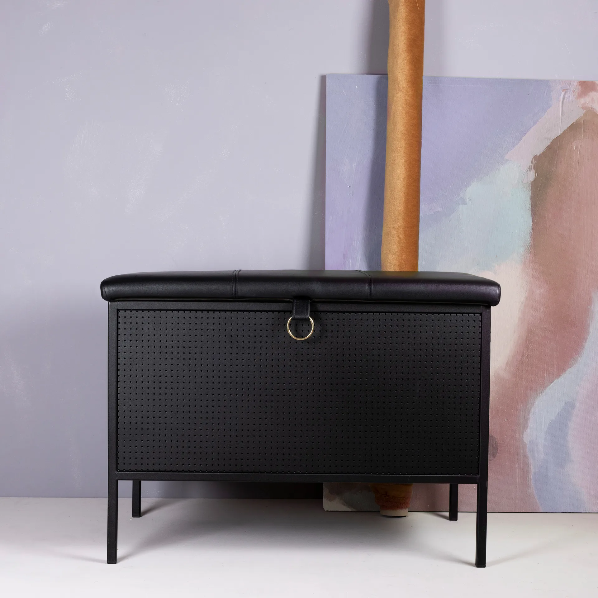 Frank storage bench, Black Maze