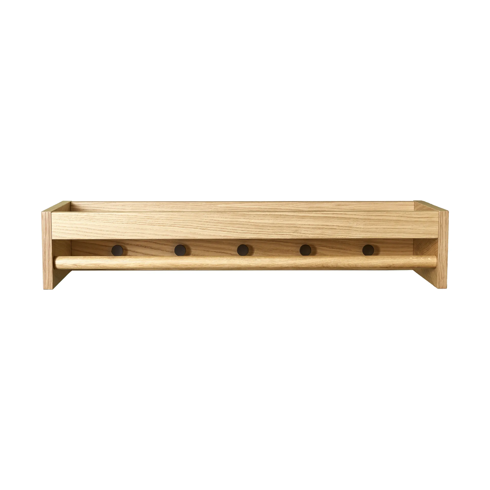 Gentle coat rack, Oak, 78x15x32 cm Maze