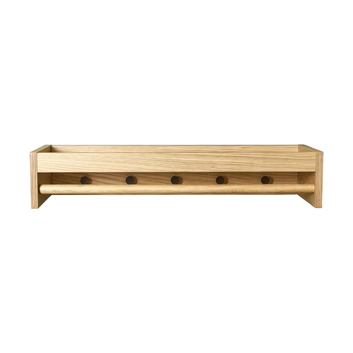 Gentle coat rack - Oak, 78x15x32 cm - Maze