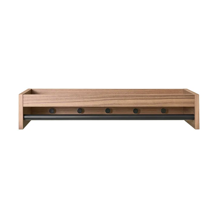 Gentle coat rack - Walnut, 78x15x32 cm - Maze