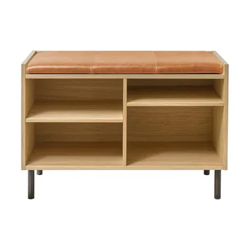 Gentle storage bench - Oak, 78x53x35 cm - Maze