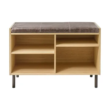 Gentle storage bench - Oak, 78x53x35 cm - Maze
