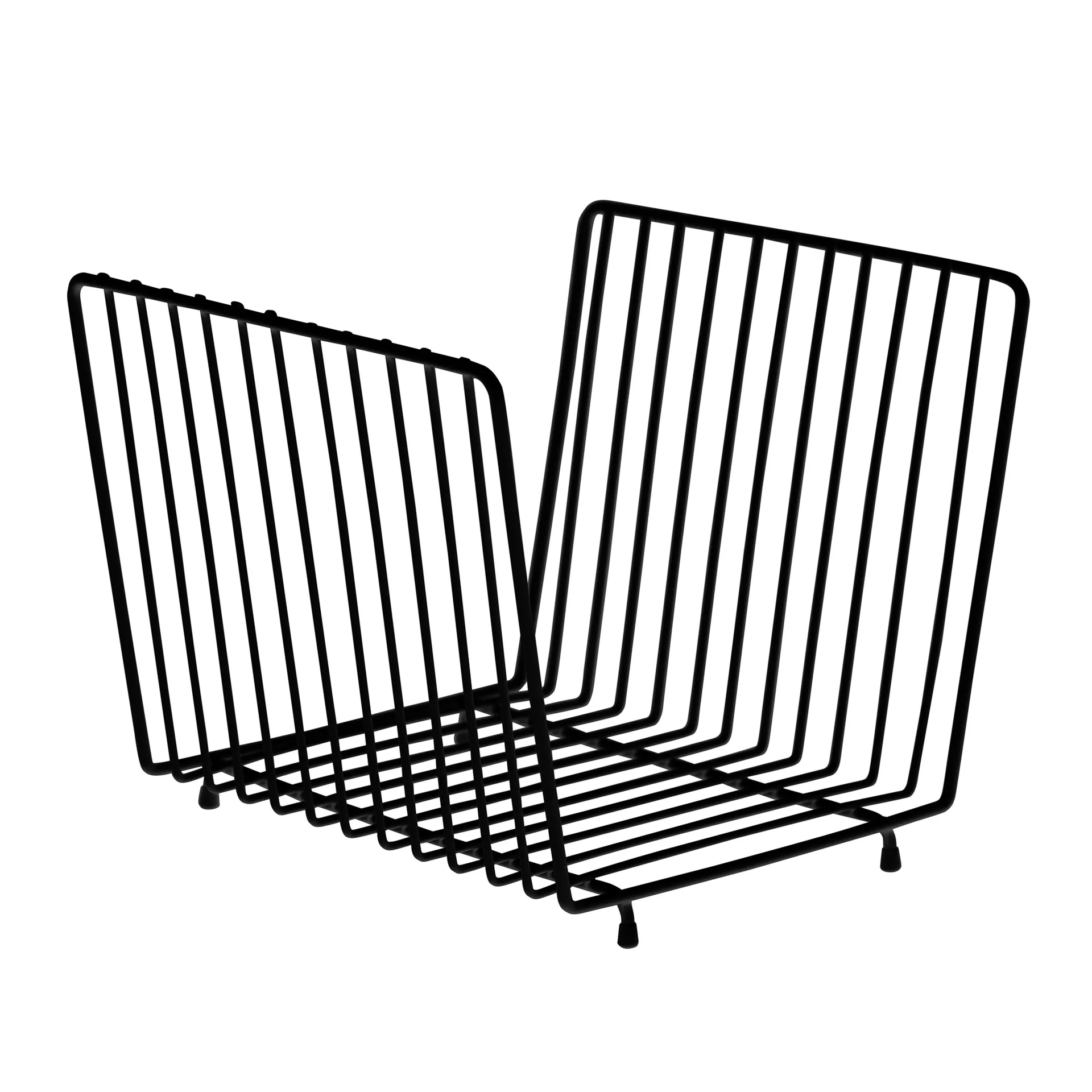 Journal newspaper stand, black Maze