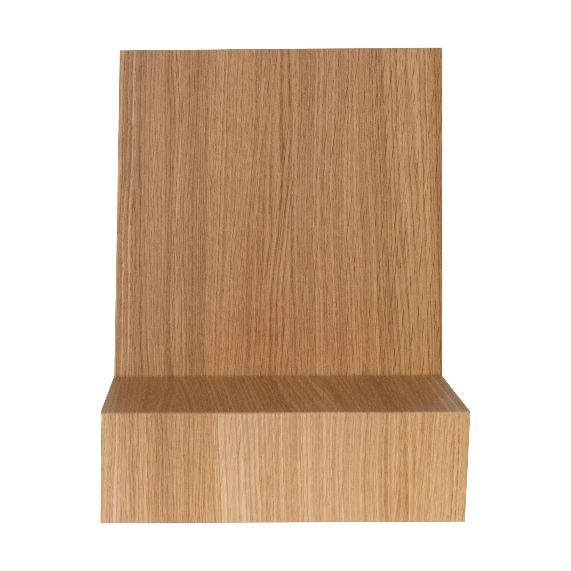 L-shelf wall shelf, Oak, 30x38x29 cm Maze