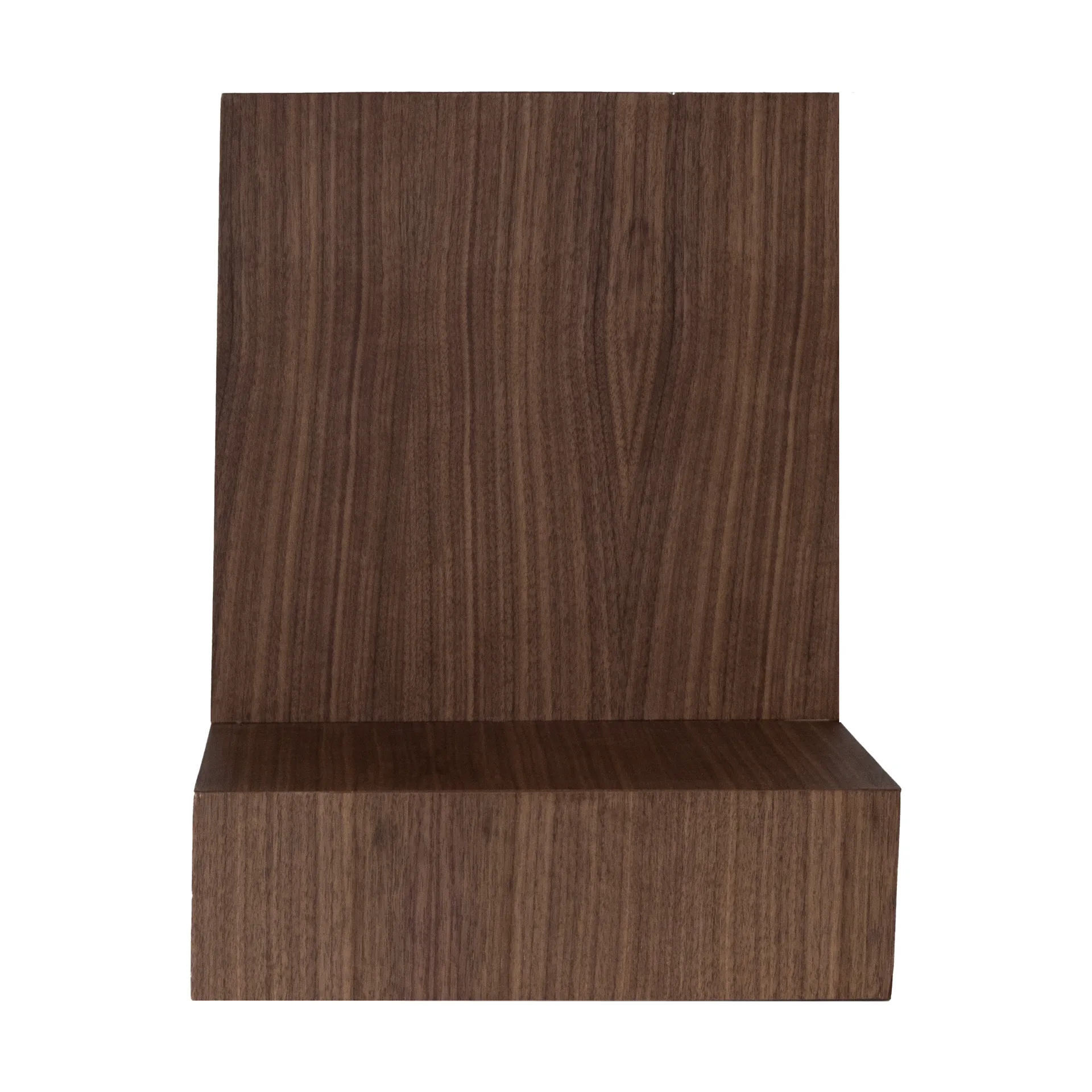 L-shelf wall shelf, Walnut, 30x38x29 cm Maze