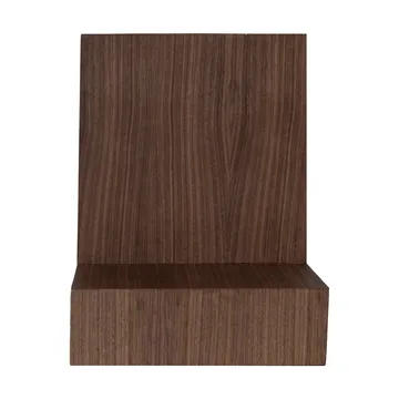 L-shelf wall shelf - Walnut, 30x38x29 cm - Maze