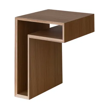L-shelf wall shelf - Walnut, 30x38x29 cm - Maze