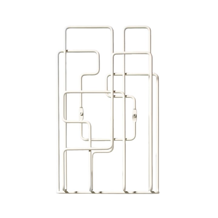 Little Saturday magazine holder, white Maze