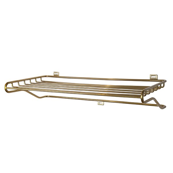 Maze shoe shelf brass | Scandinavian Design | Shoe racks | Gold-coloured