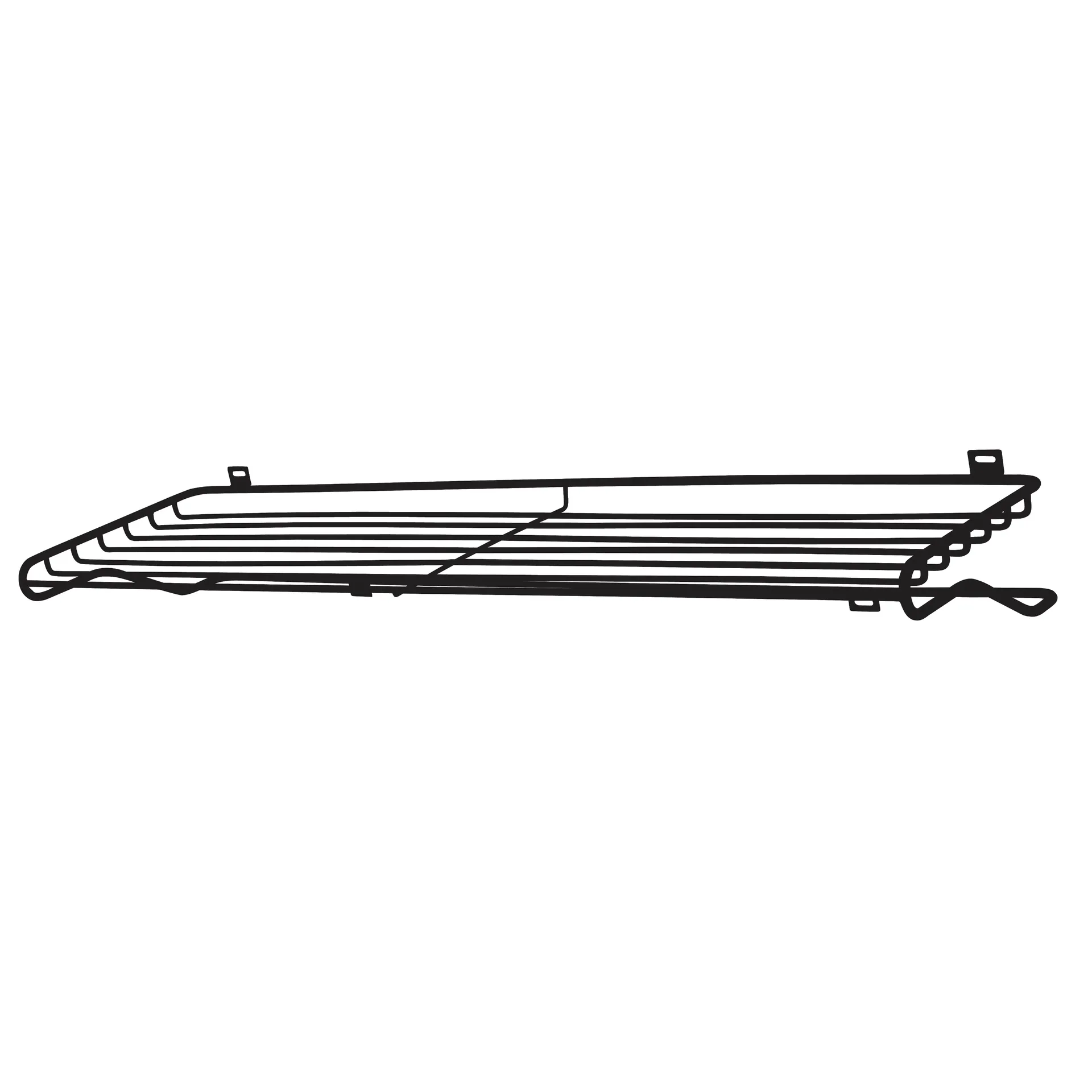 Maze shoe shelf L, black Maze