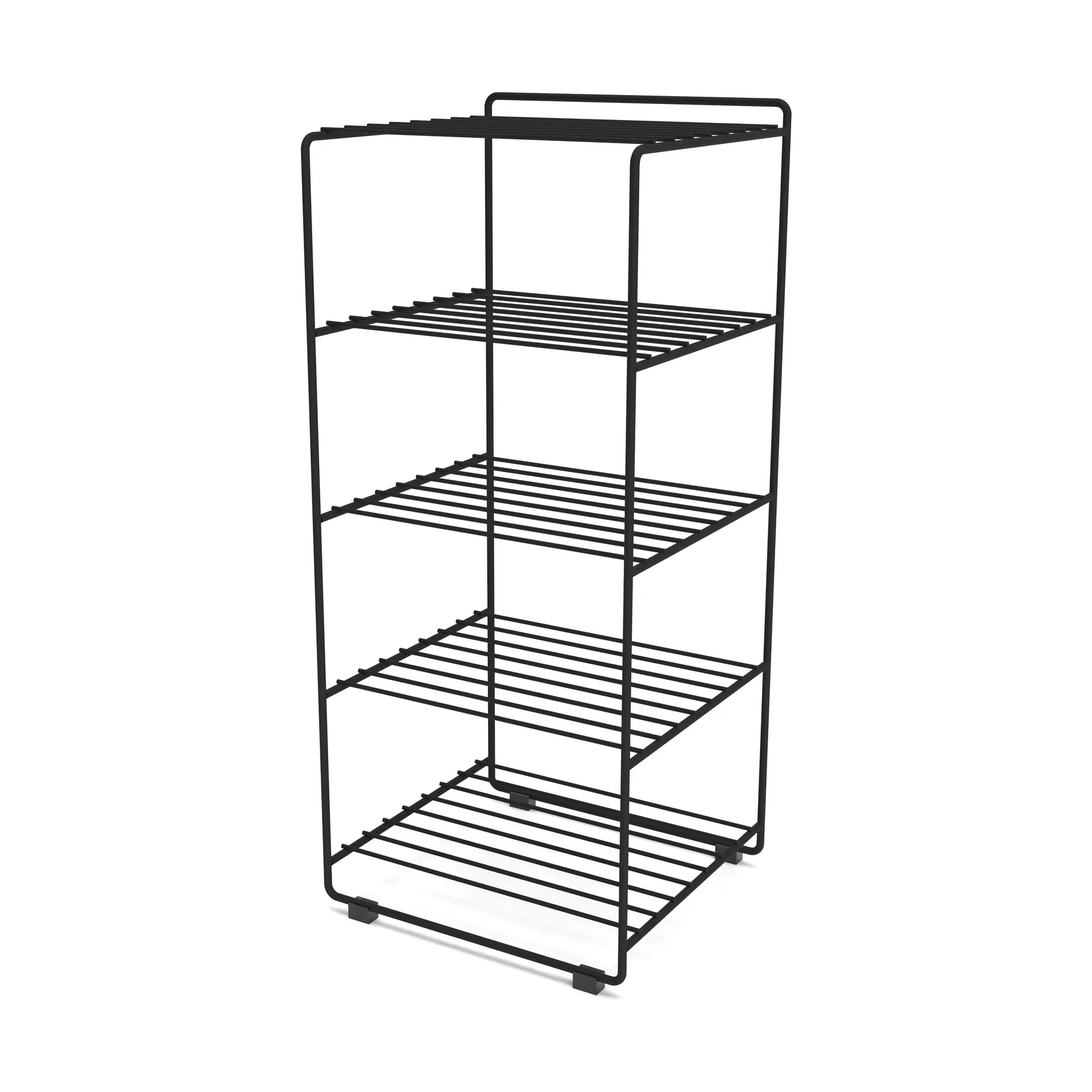 Maze Shoescraper shoe shelf, Black Maze