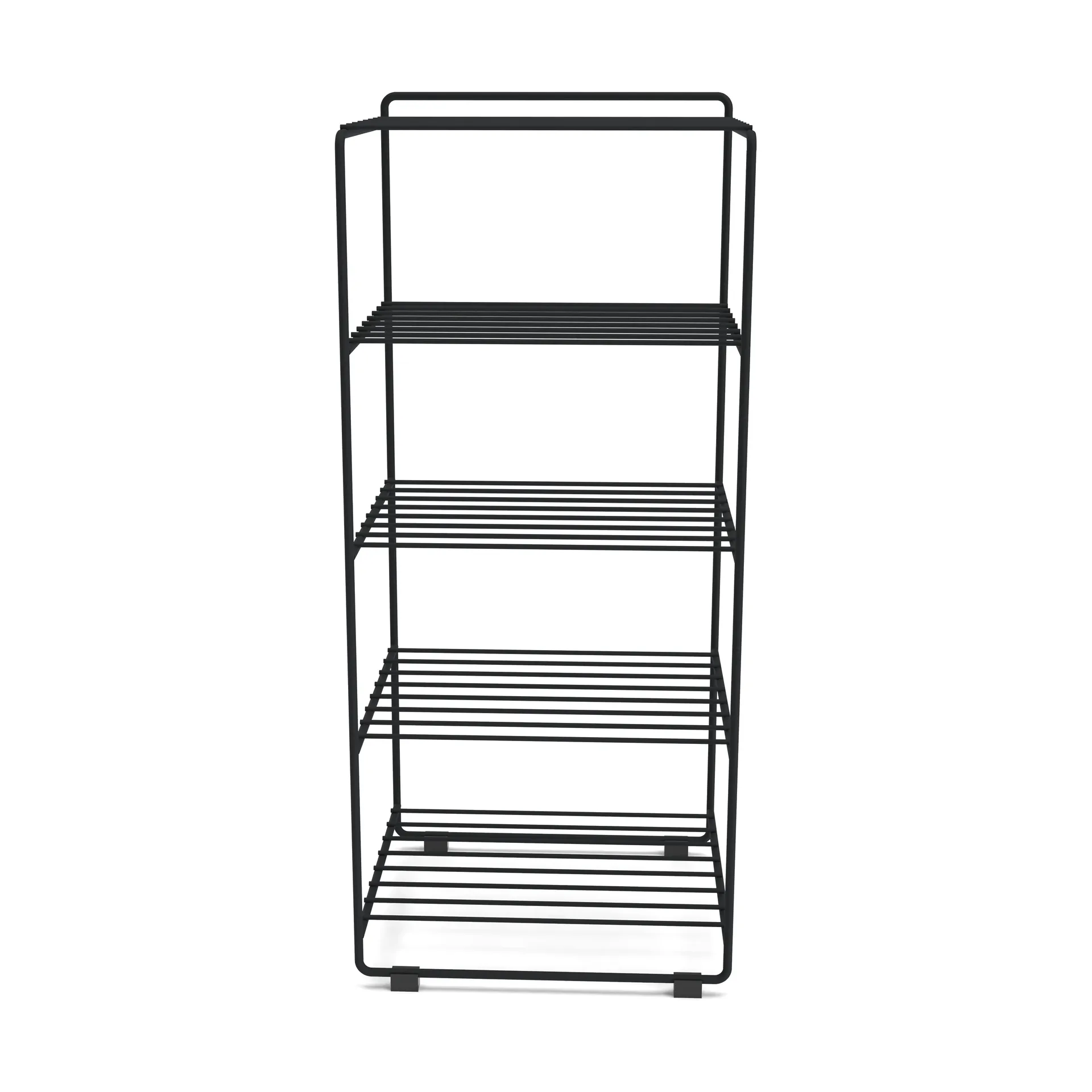 Maze Shoescraper shoe shelf, Black Maze