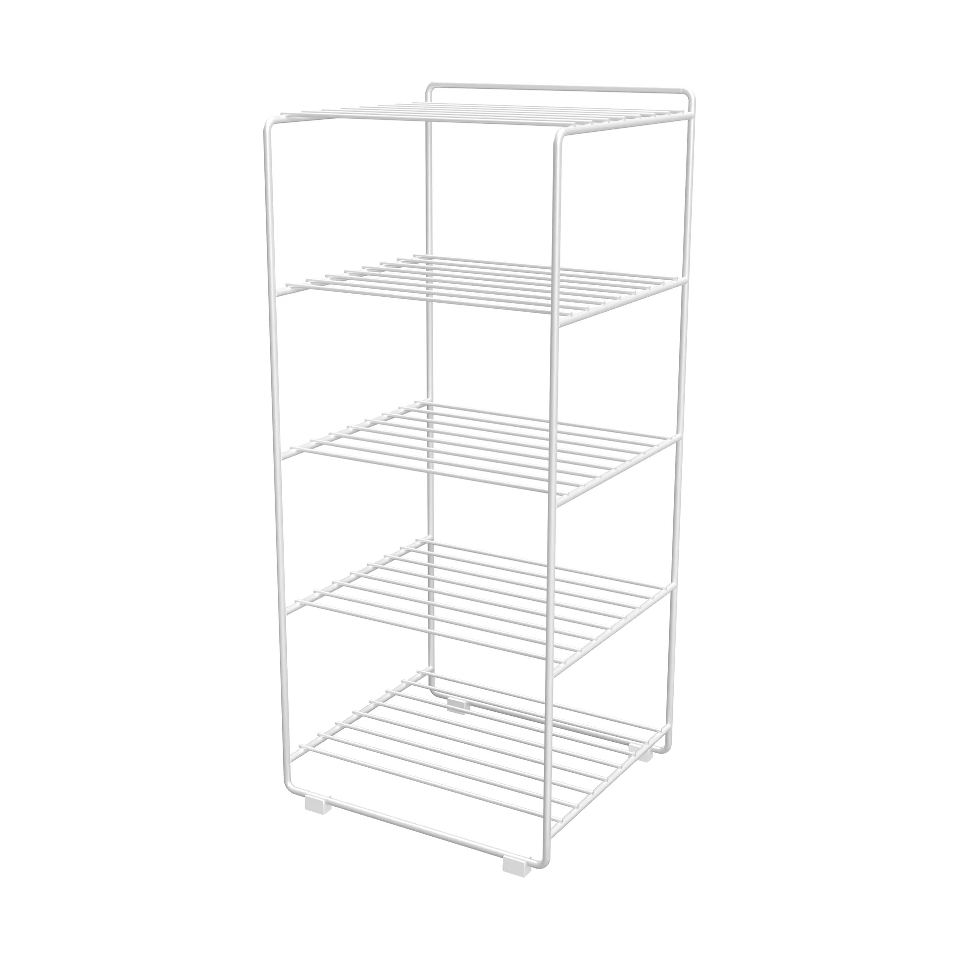Maze Shoescraper shoe shelf, White Maze