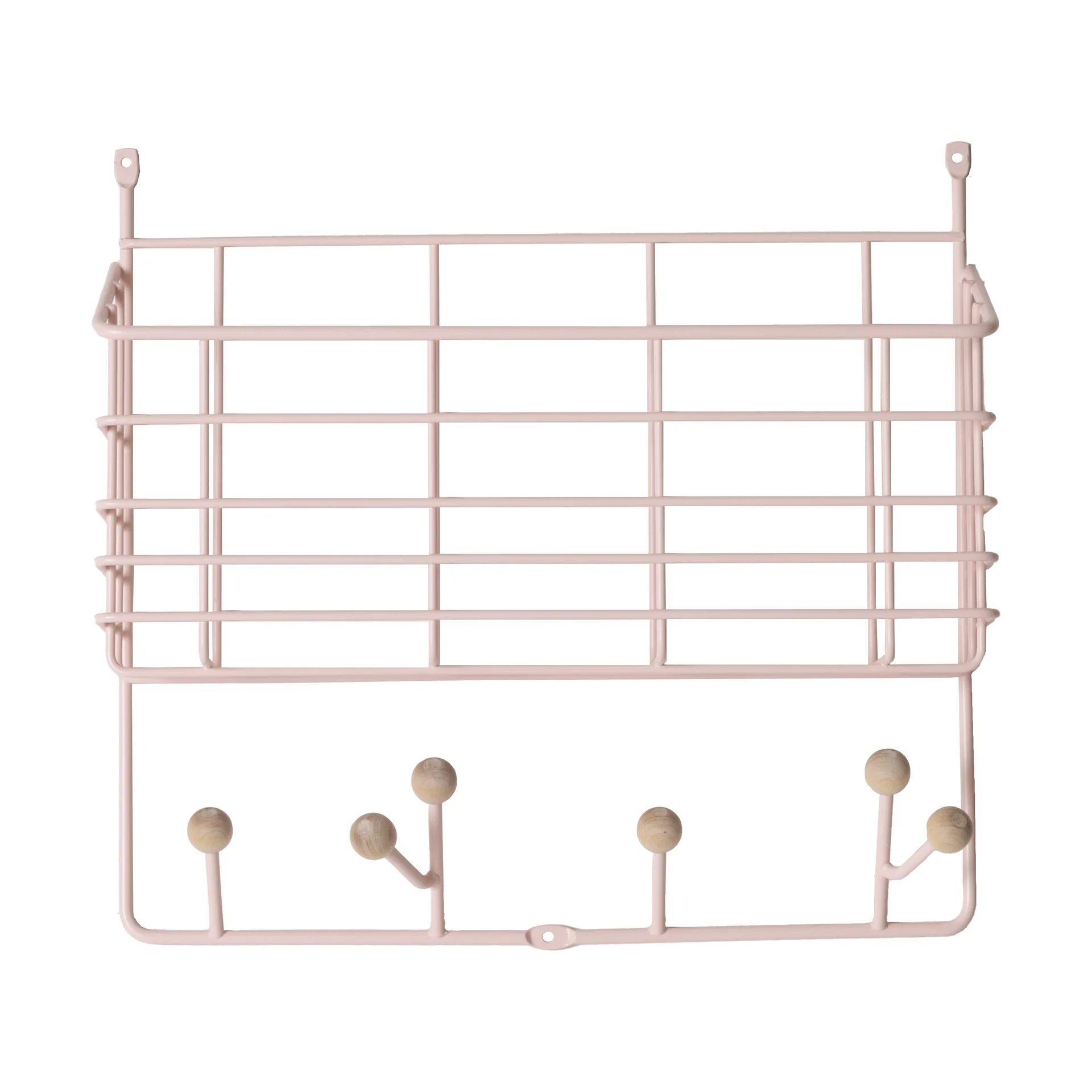 Middle shelf junior, Pale pink, 38.6x35.2x8.6 cm Maze