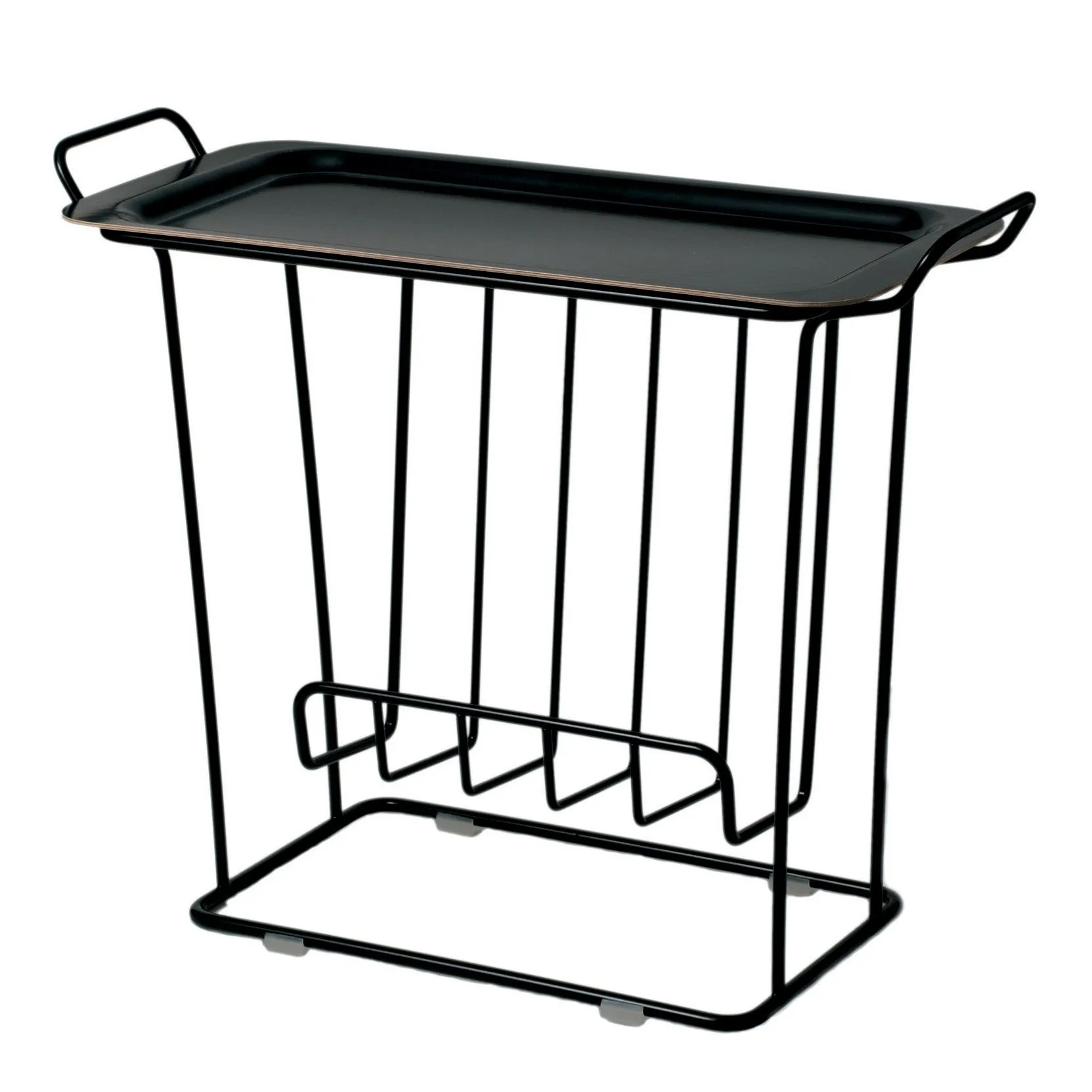 Minnie Mae Paper tray table, black Maze