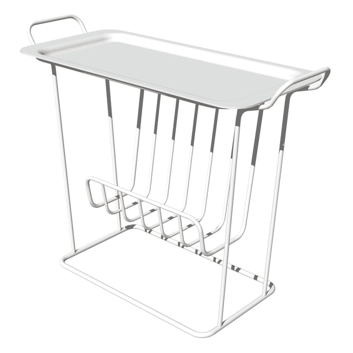 Minnie Mae Paper tray table, white Maze