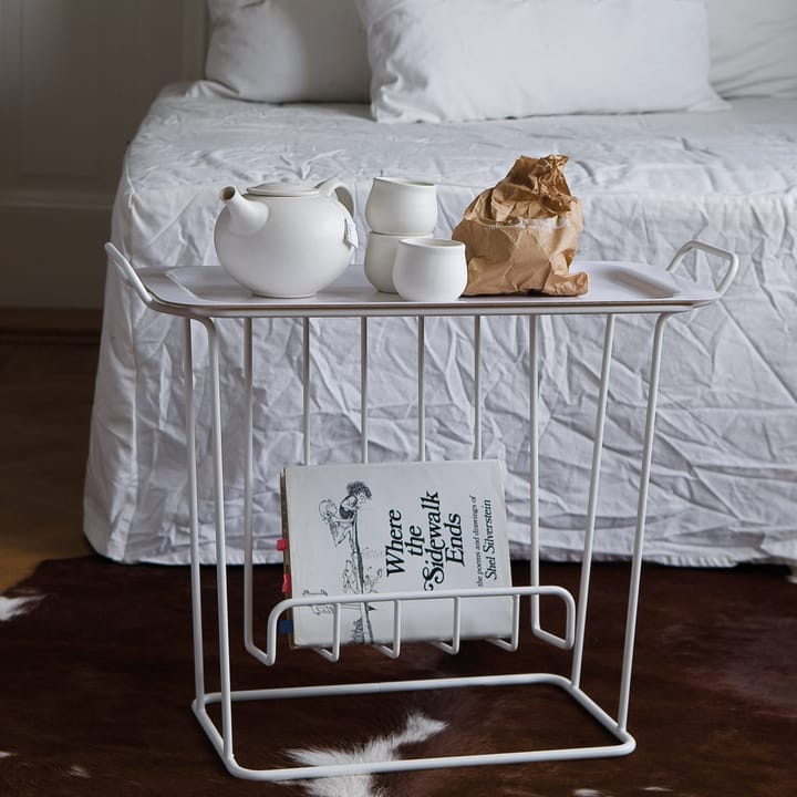 Minnie Mae Paper tray table, white Maze